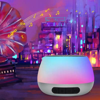 China Portable LED Mini Wireless Blututh Wifi Speaker Flashing Light Music Box For Car Bedroom Tws Speaker Radio for sale