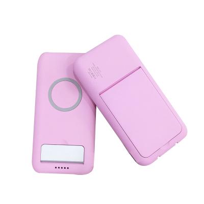 China Wholesale Ultra Thin Wireless Charger Foldable Design Factory Power Bank Wireless Charging Portable Power Supply for sale