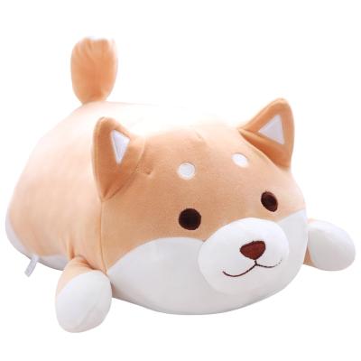 China Cute plush shiba inu big soft down cotton dollhouse decoration dog toys shiba plush corgi sit with low price for sale