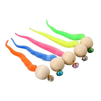 China 2021 Sustainable New Design Sliver Ball Pet Toy Cat And Dog Play Artifacts Durable Wooden Molar Chew Resistant Toys for sale