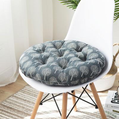 China Japanese style futon cushion round round meditation cushion and massage factory wholesale raw fabric canvas for sale