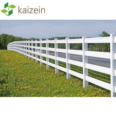 China Easily Assembled European Style PVC Safety Horse Fence for sale