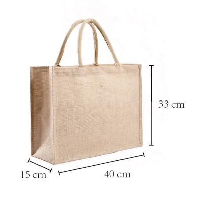 China Eco - Friendly Design Cheap High Quality Jute Shopping Bag for sale