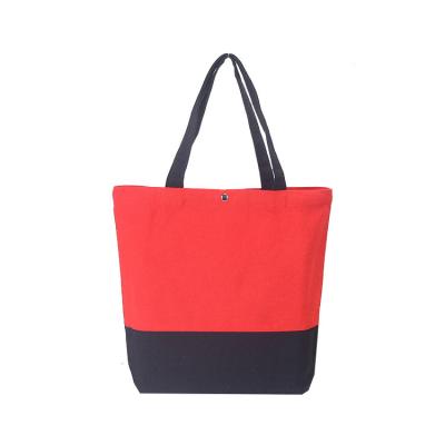 China Durable Wholesale Cheap Cotton Canvas Bag With Button Reusable Shopping Bag Bag for sale