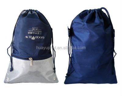 China Recyclable Promotional Cheap Custom High Quality Polyester Drawstring Bag for sale