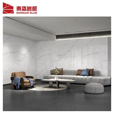 China New Arrival High Performance Thin Texture Sintered Stone Non Slip Slab For Background Wall for sale