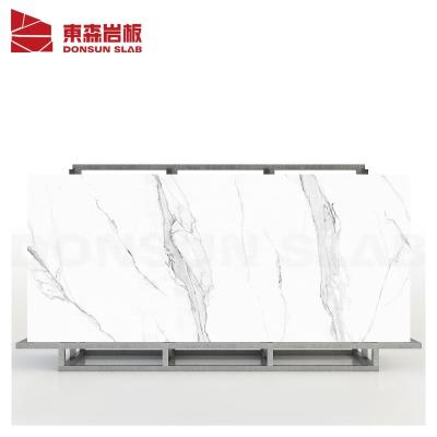 China High Performance Hot Selling White Marble Non Slip Agglomerated Stone Textured Slab For Background Wall for sale