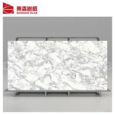 China OEM ODM 3200x1600 Arabescato High Performance White Porcelain Slabs Tile Worktop for sale