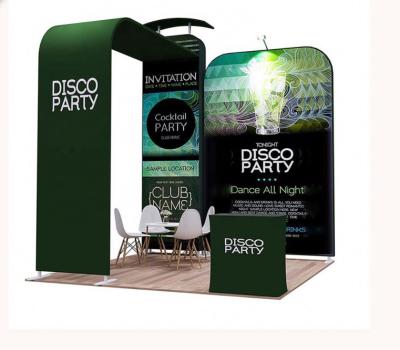 China Reusable Custom Portable Exhibition Floor Fashion Trade Show Display Modular Exhibition Booth for sale