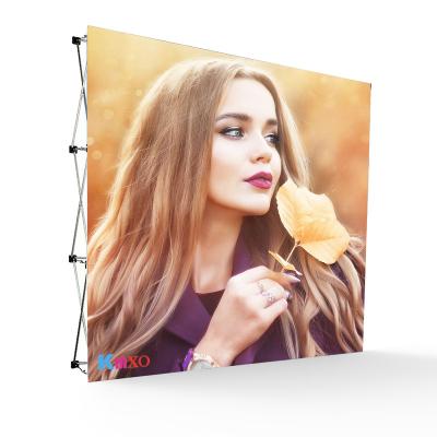 China Eco - Friendly Custom Printed Fabric Wall Pop Up Portable Display Stand for sale