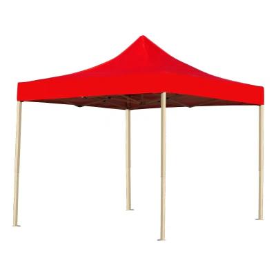 China Promotion Custom Event 3x3m Outdoor Folding Printed Red Gazebo Canopy Tent For Trade Show for sale