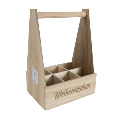 China Europe Best Price Top Quality Custom Wine Basket Beer Box 6 Packs for sale