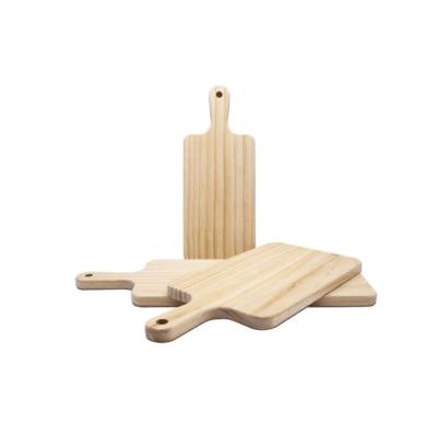 China Disposable Square Cut Cutting Plate Board Multifunctional Natural Wood Kitchen for sale