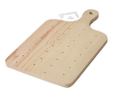 China Sustainable Home Kitchen Premium Supplies Natural Wood Pizza Base Board for sale