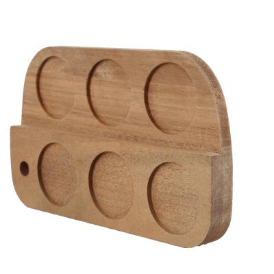 China Recyclable factory direct wholesale elegant wooden wine glass rack for sale