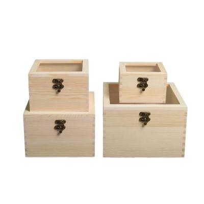 China China Wholesale Wooden Gift Packaging Wooden Box Craft Wooden Box for sale