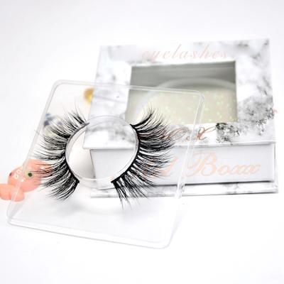 China Good Quality Long Natural Mink Eyelashes Competitive Price Natural 100% Tapered Mink Eyelashes Wholesale for sale