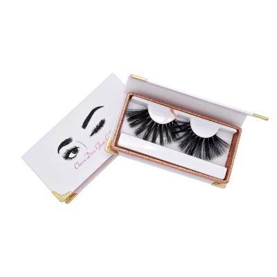 China Best Selling Custom Made Fake High Quality Thick 3d 25mm Mink Eyelash With Packaging for sale