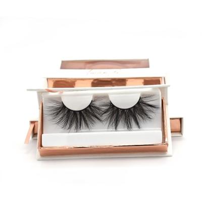 China Long 100% Real Natural Fluffy Eyelashes 3d Mink Lashes by 3d Mink Soft False Eyelashes Dramatic 25mm for sale