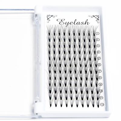 China Most Popular Natural Long Extension Pre Fanned Stretchable Easy Fanning Volume Eyelash Extensions for sale