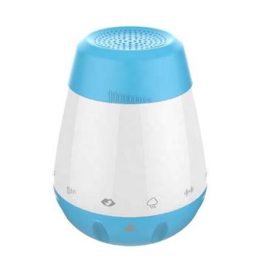 China Eco-Friendly Newborn Toys Cry Sound Baby Sound Sensor White Noise Night Light Baby Soother Machine for sale