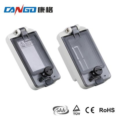 China IP67 Waterproof 2 - 12 Way Touch Switch Button Electrical Box Transparent Protective Window Cover Electrical Box for sale