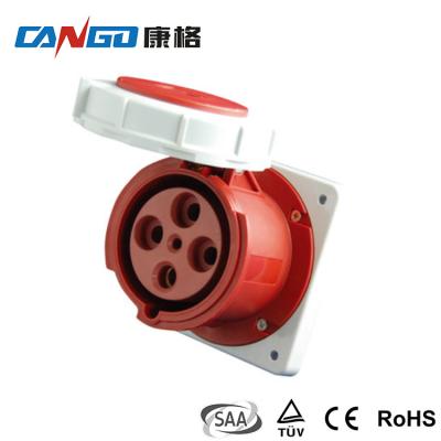 China Industrial factory direct sale 125A 4pin waterproof female socket outlet for sale