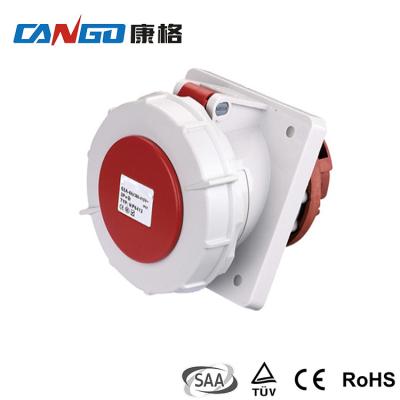 China Wholesale Price 63amp 3 Way Industrial Hot Sale Factory Interlock Socket IP67 for sale