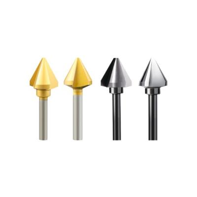 China Other 60 Degree M35 1or3 Cobalt Chamfer Countersink Drill Bits Pipes Deburring Stainless Steel Reaming Chamfering Cutter for sale