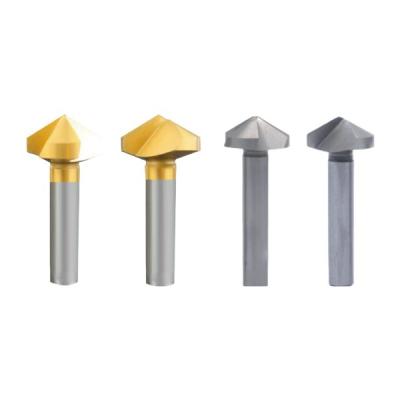 China Other 120 Degree M35 1or3 Cobalt Chamfer Countersink Drill Bits Pipes Deburring Stainless Steel Reaming Chamfering Cutter for sale