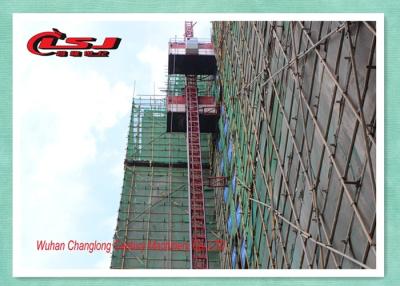 China 2 Ton Twin Cage Man And Material Hoist , Industrial Buck Hoist Elevator for sale