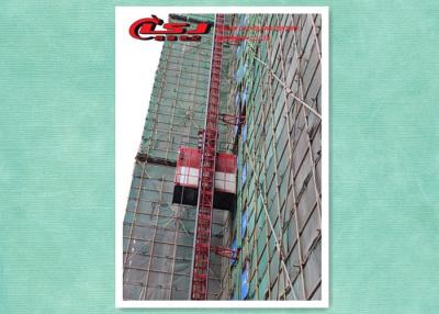 China Electric Construction Site Passenger And Material Hoist With 1 Ton Capacity for sale