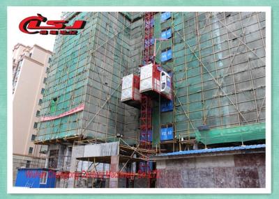 China Variable Speed Resident Construction Passenger Material Hoist With 3*18.5 KW Motors for sale