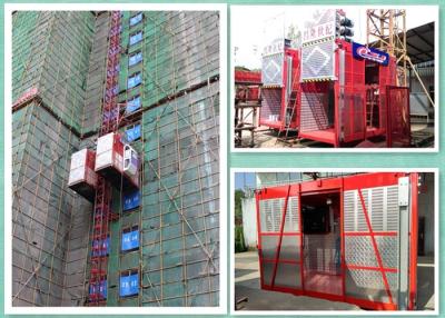 China Industrial Building Hoist Man Material Hoisting Equipment With Operator Platform for sale