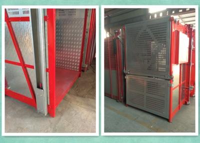 China 34m/min Speed Electric Rack And Pinion Elevator , Man Material Hoist High Safety for sale