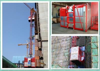 China Temporary Rack And Pinion Building Hoist , Industrial Lifting Hoist Equipment for sale