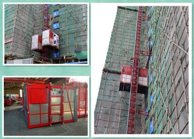 China Energy Saving Construction Building Hoist Single Cage / Double Cage for sale