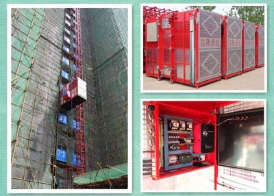 China Electric Construction Material Hoist Builders Lift With 2 Motors Driven for sale