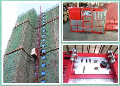 China Twin Cages Construction Hoist Elevator , Buck Construction Material Lifting Hoist for sale