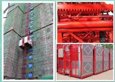 China 1000kg Capacity Construction Site Lift Hoisting Equipment , Industrial Elevators And Lifts for sale