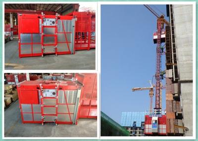 China Construction Passenger Material Hoist With Mast Climbing Platform Adjustable Speed for sale