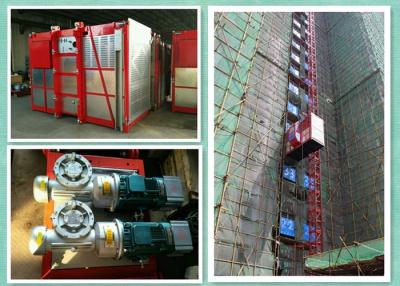 China Industrial Rack And Pinion Hoist / Vertical Material Construction Site Lift for sale