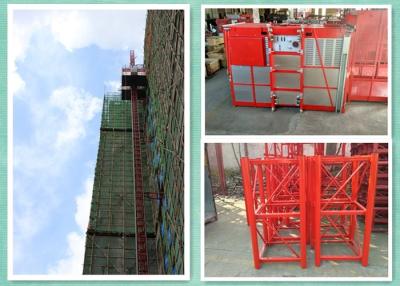 China Construction Man Hoist Equipment Cage Hoist For Chemical / Industries Building for sale