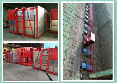 China Passenger Material Hoist Builders Lift , Rack And Pinion Construction Hoist Elevator for sale