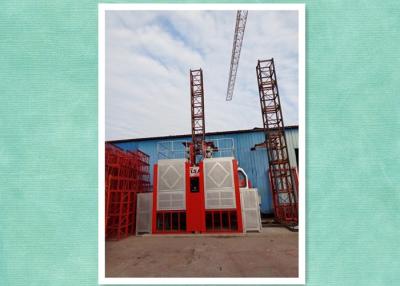 China Passenger Material Construction Hoist Equipment With Fall To Automatic Braking for sale