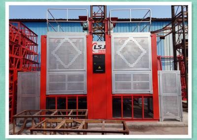 China Rack & Pinion Building Construction Cage Hoist , Passenger And Material Hoist for sale