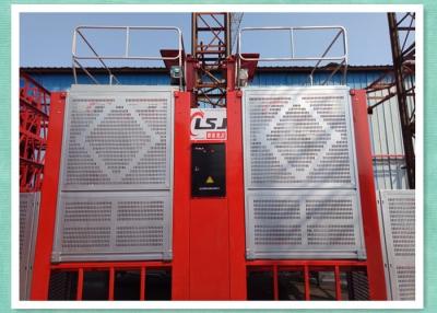 China Twin Cage High Efficiency Personnel And Materials Hoist 2 Ton Capacity For Construction for sale