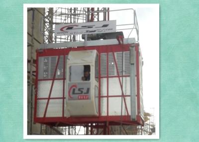 China Construction hoist 33m/min Speed Single cabin 2000kg capacity for sale