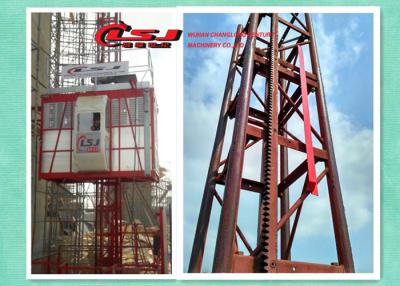 China 34m speed twin cage 2000kg capacity construction site lift for sale