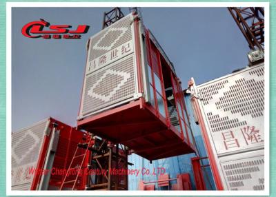 China Building Construction Material Hoist , Construction Site Elevator VFC Control System for sale